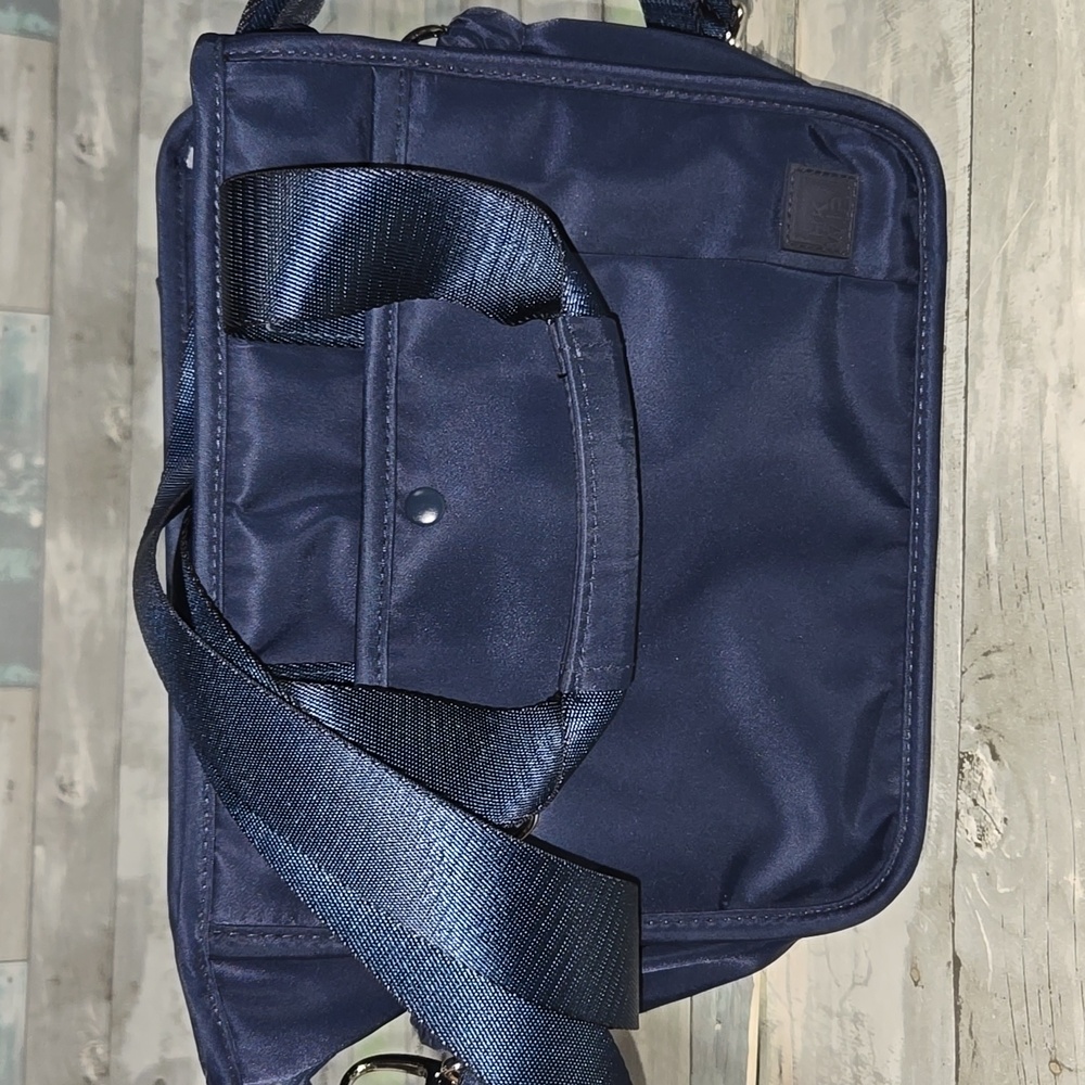 Navy Blue HKWIP Crossbody Boxy Purse/Bag